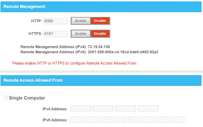 Remote Management